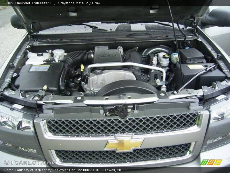 Graystone Metallic / Gray 2009 Chevrolet TrailBlazer LT