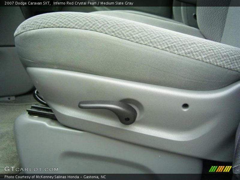 Inferno Red Crystal Pearl / Medium Slate Gray 2007 Dodge Caravan SXT