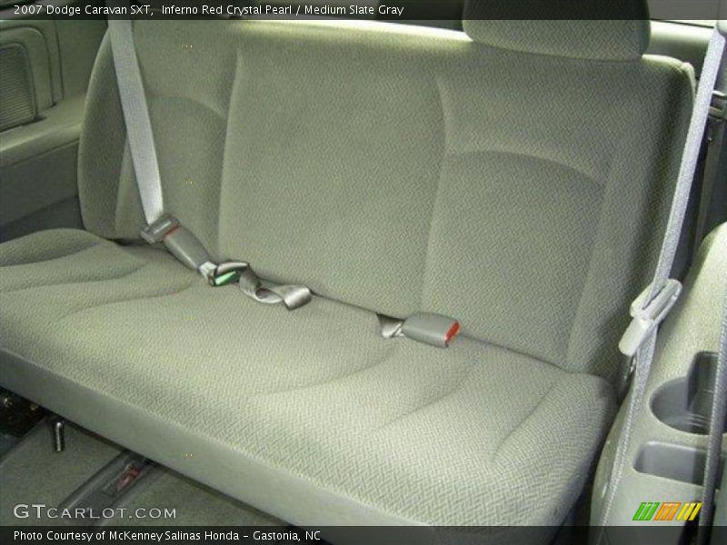 Inferno Red Crystal Pearl / Medium Slate Gray 2007 Dodge Caravan SXT