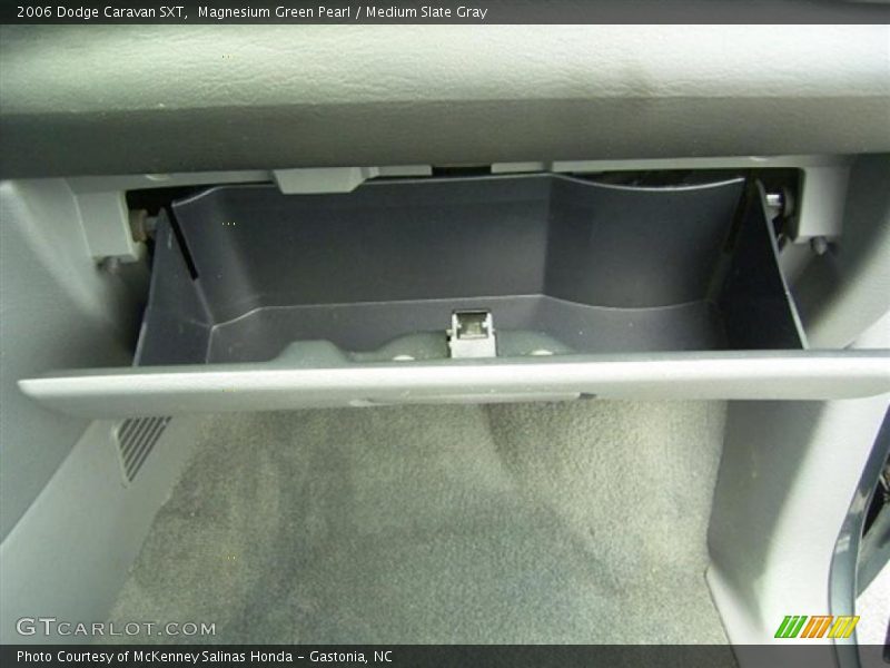 Magnesium Green Pearl / Medium Slate Gray 2006 Dodge Caravan SXT
