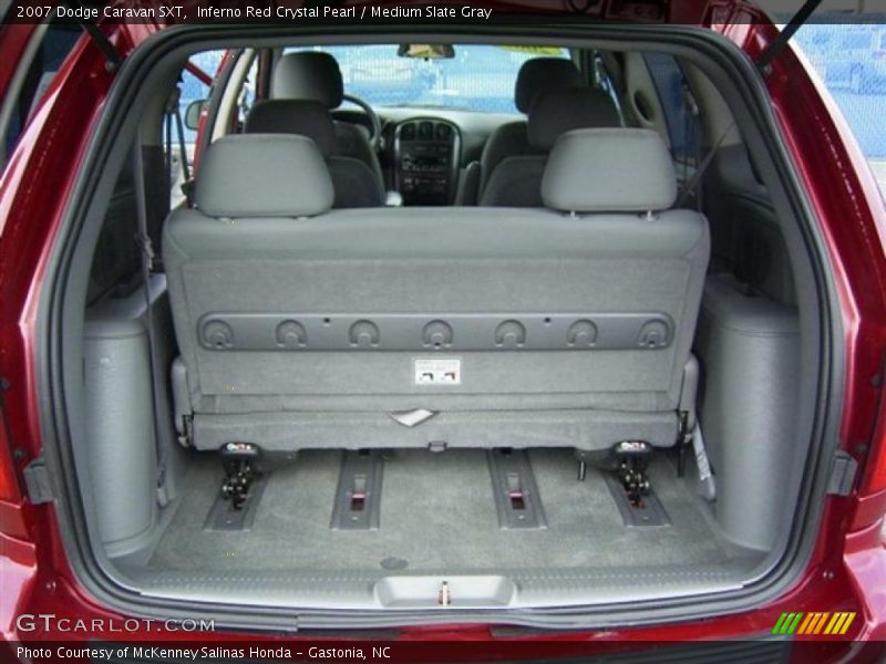 Inferno Red Crystal Pearl / Medium Slate Gray 2007 Dodge Caravan SXT