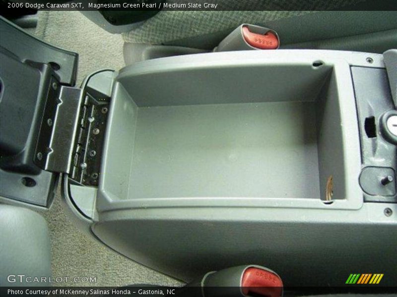 Magnesium Green Pearl / Medium Slate Gray 2006 Dodge Caravan SXT