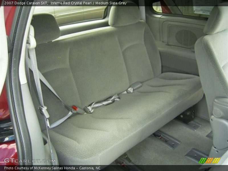 Inferno Red Crystal Pearl / Medium Slate Gray 2007 Dodge Caravan SXT