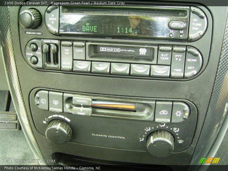 Magnesium Green Pearl / Medium Slate Gray 2006 Dodge Caravan SXT