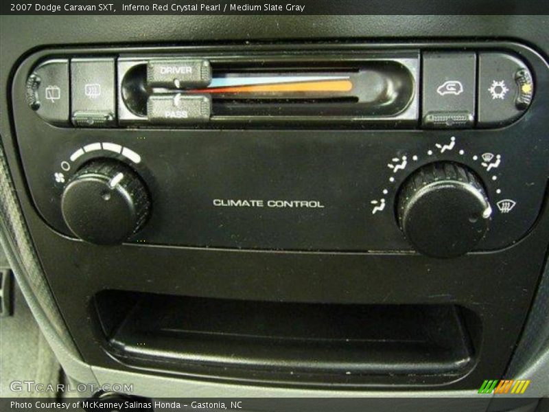 Inferno Red Crystal Pearl / Medium Slate Gray 2007 Dodge Caravan SXT