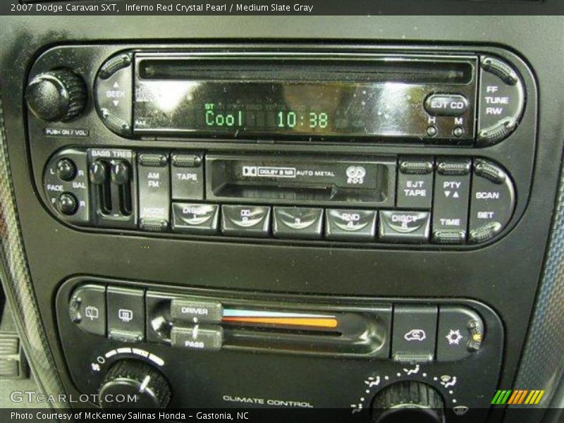 Inferno Red Crystal Pearl / Medium Slate Gray 2007 Dodge Caravan SXT