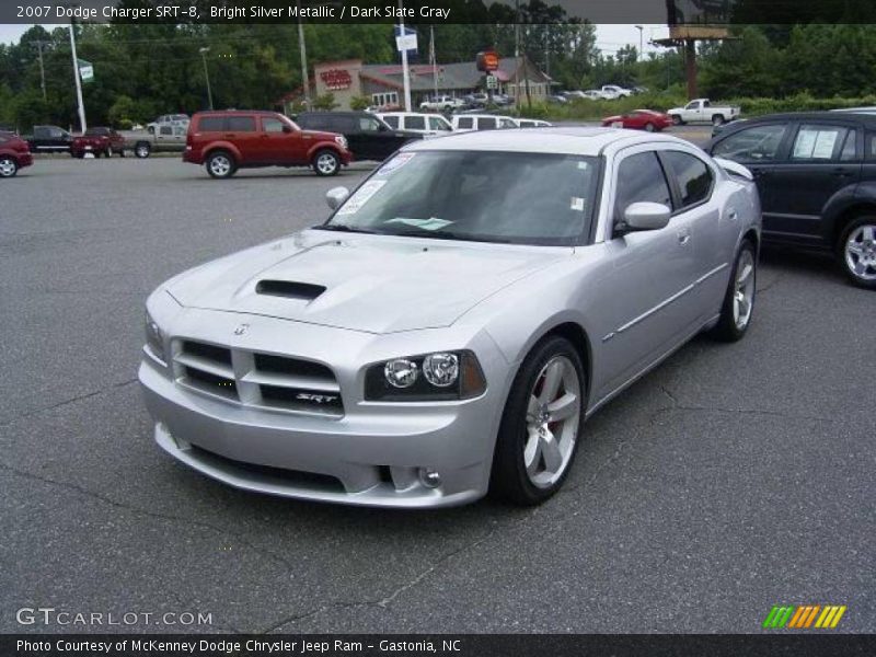 Bright Silver Metallic / Dark Slate Gray 2007 Dodge Charger SRT-8