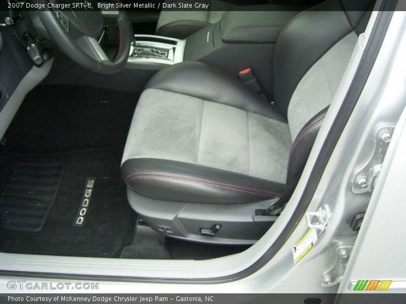 Bright Silver Metallic / Dark Slate Gray 2007 Dodge Charger SRT-8