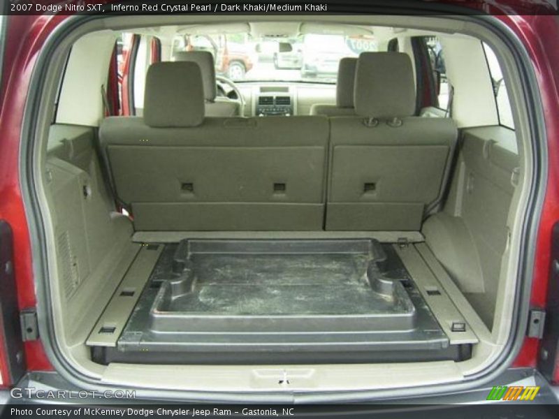 Inferno Red Crystal Pearl / Dark Khaki/Medium Khaki 2007 Dodge Nitro SXT