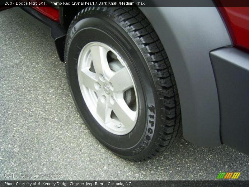 Inferno Red Crystal Pearl / Dark Khaki/Medium Khaki 2007 Dodge Nitro SXT