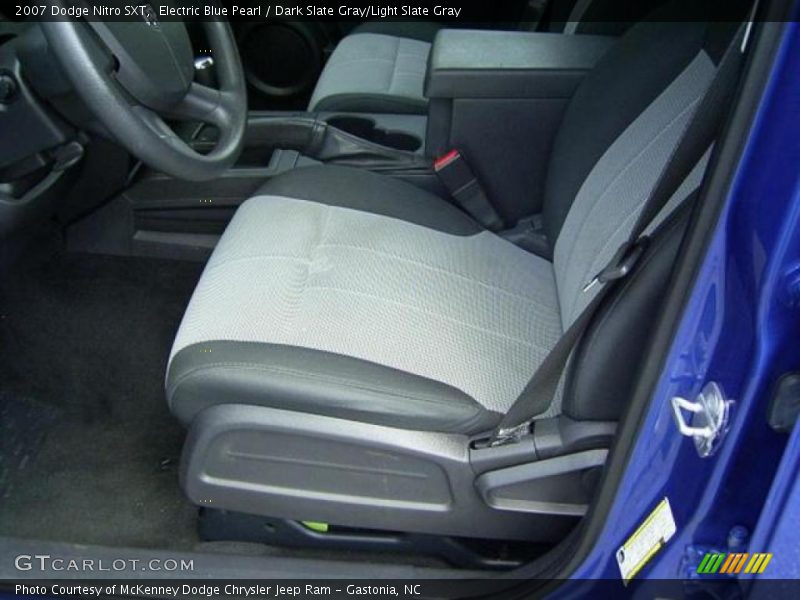 Electric Blue Pearl / Dark Slate Gray/Light Slate Gray 2007 Dodge Nitro SXT