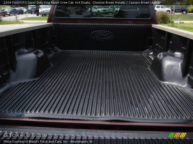 Chestnut Brown Metallic / Castano Brown Leather 2004 Ford F350 Super Duty King Ranch Crew Cab 4x4 Dually