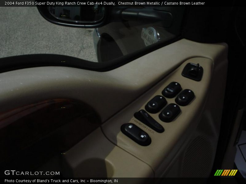 Chestnut Brown Metallic / Castano Brown Leather 2004 Ford F350 Super Duty King Ranch Crew Cab 4x4 Dually