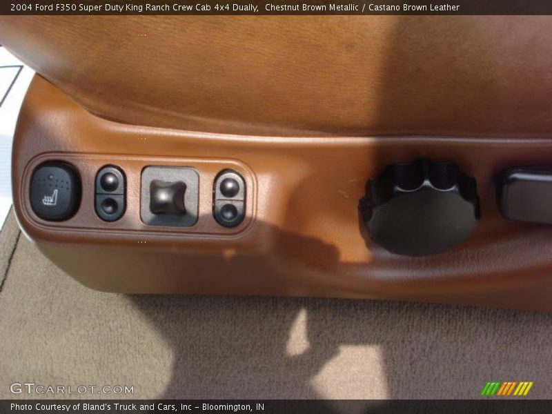Chestnut Brown Metallic / Castano Brown Leather 2004 Ford F350 Super Duty King Ranch Crew Cab 4x4 Dually