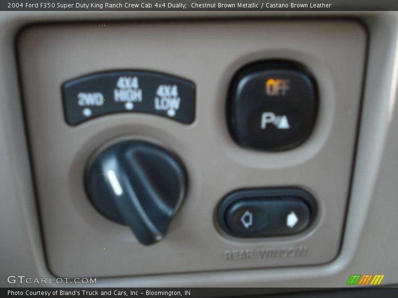 Chestnut Brown Metallic / Castano Brown Leather 2004 Ford F350 Super Duty King Ranch Crew Cab 4x4 Dually