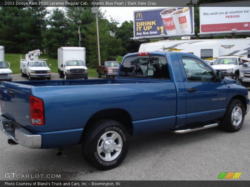 Atlantic Blue Pearl / Dark Slate Gray 2003 Dodge Ram 2500 Laramie Regular Cab