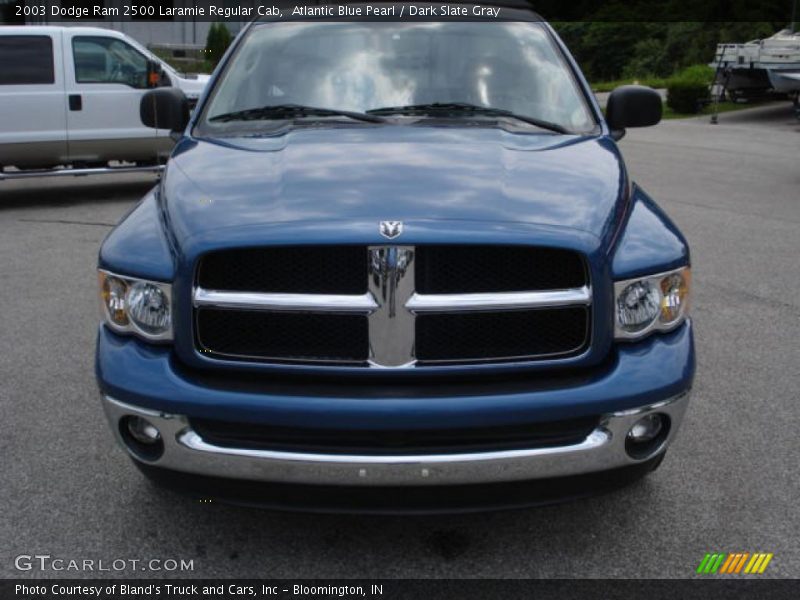 Atlantic Blue Pearl / Dark Slate Gray 2003 Dodge Ram 2500 Laramie Regular Cab