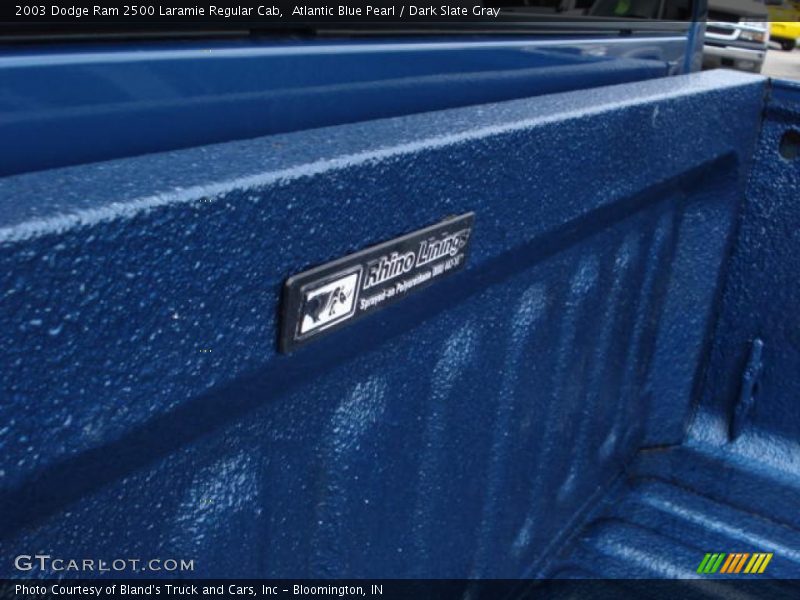 Atlantic Blue Pearl / Dark Slate Gray 2003 Dodge Ram 2500 Laramie Regular Cab