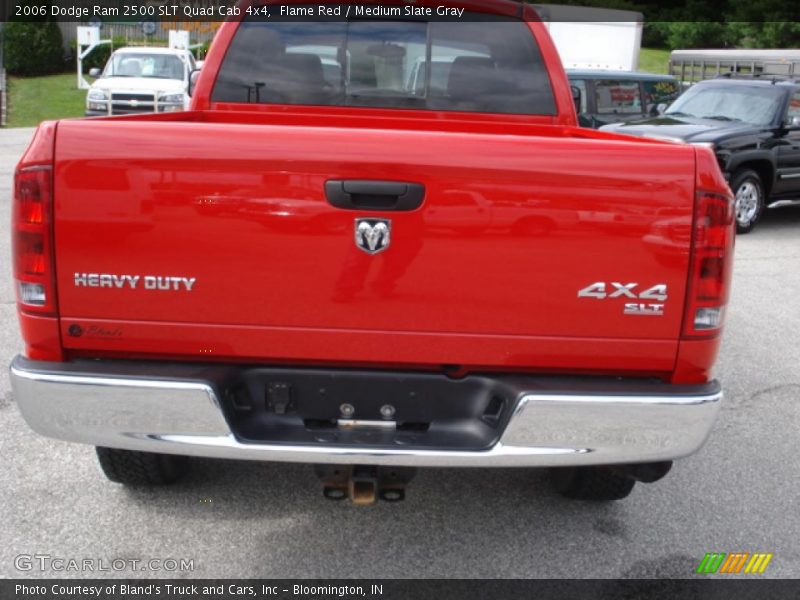 Flame Red / Medium Slate Gray 2006 Dodge Ram 2500 SLT Quad Cab 4x4