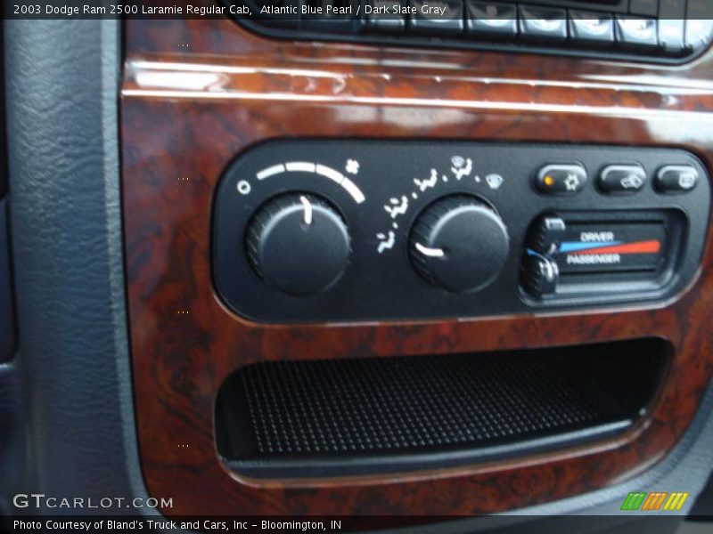 Atlantic Blue Pearl / Dark Slate Gray 2003 Dodge Ram 2500 Laramie Regular Cab