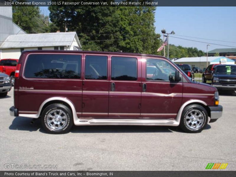 Berry Red Metallic / Neutral 2004 Chevrolet Express 1500 LS Passenger Conversion Van