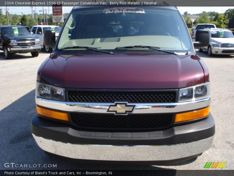 Berry Red Metallic / Neutral 2004 Chevrolet Express 1500 LS Passenger Conversion Van