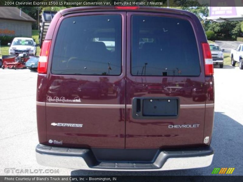 Berry Red Metallic / Neutral 2004 Chevrolet Express 1500 LS Passenger Conversion Van