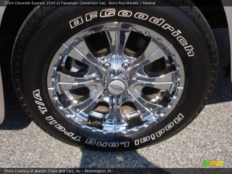 Berry Red Metallic / Neutral 2004 Chevrolet Express 1500 LS Passenger Conversion Van