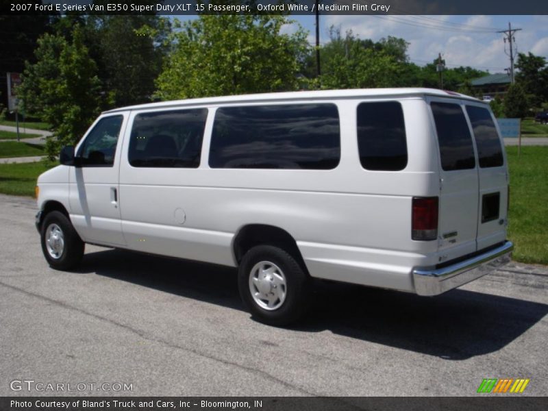 Oxford White / Medium Flint Grey 2007 Ford E Series Van E350 Super Duty XLT 15 Passenger