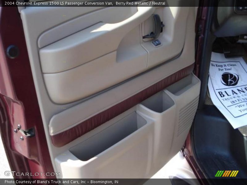 Berry Red Metallic / Neutral 2004 Chevrolet Express 1500 LS Passenger Conversion Van