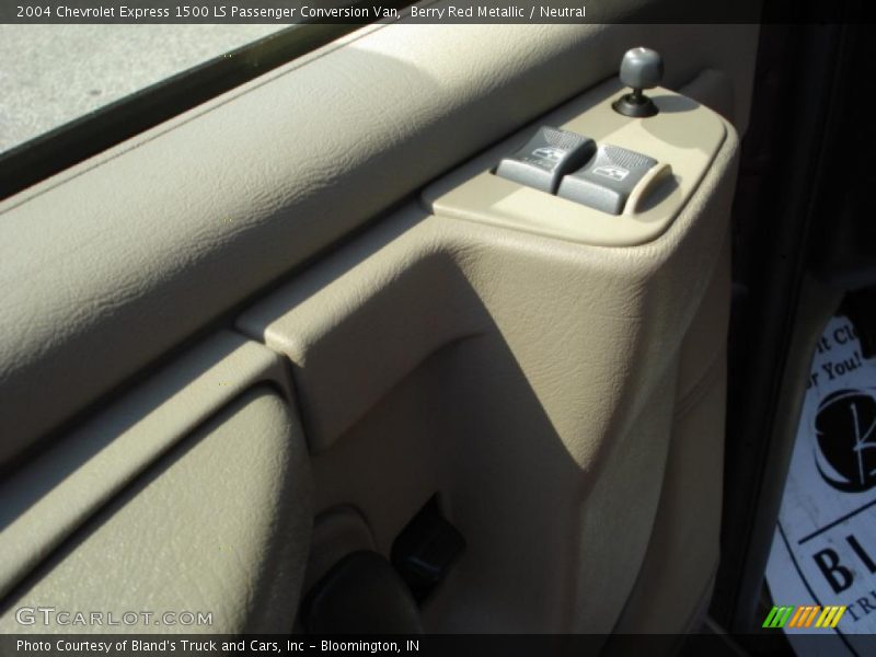 Berry Red Metallic / Neutral 2004 Chevrolet Express 1500 LS Passenger Conversion Van