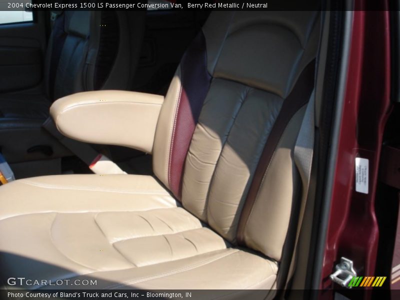 Berry Red Metallic / Neutral 2004 Chevrolet Express 1500 LS Passenger Conversion Van