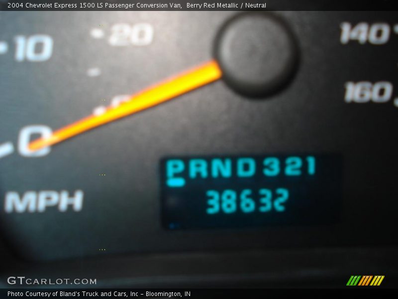Berry Red Metallic / Neutral 2004 Chevrolet Express 1500 LS Passenger Conversion Van