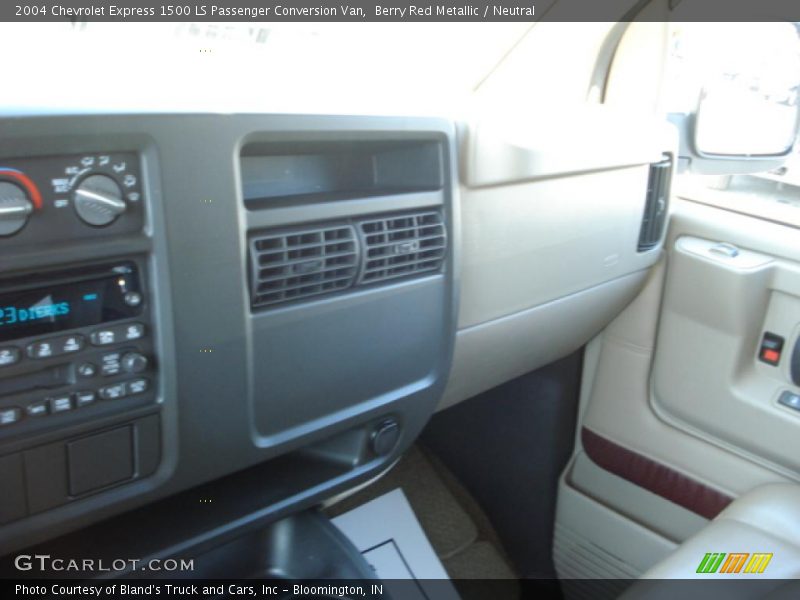 Berry Red Metallic / Neutral 2004 Chevrolet Express 1500 LS Passenger Conversion Van