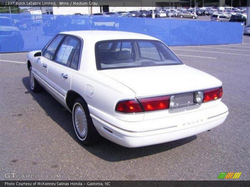 White / Medium Gray 1997 Buick LeSabre Limited