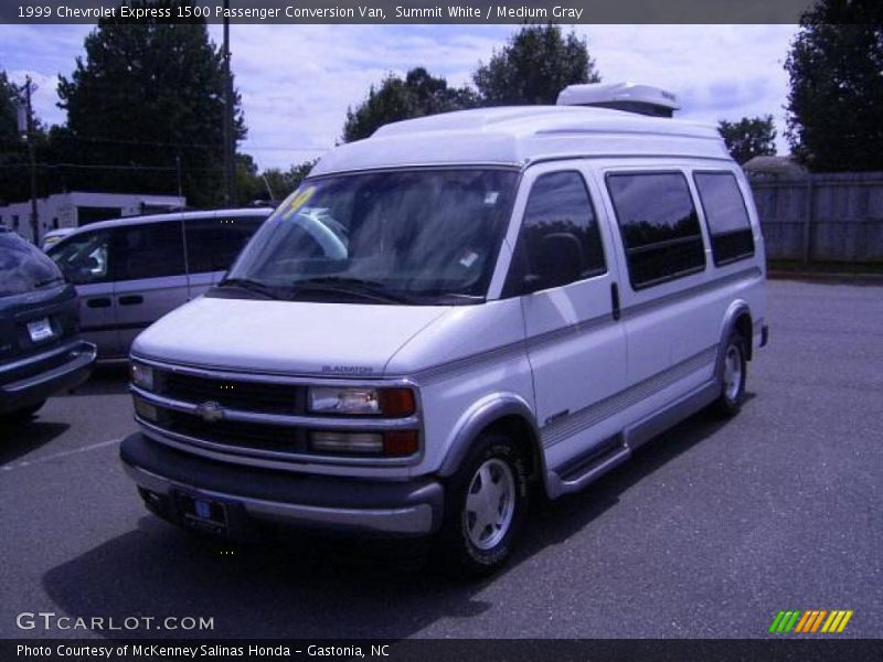 Summit White / Medium Gray 1999 Chevrolet Express 1500 Passenger Conversion Van