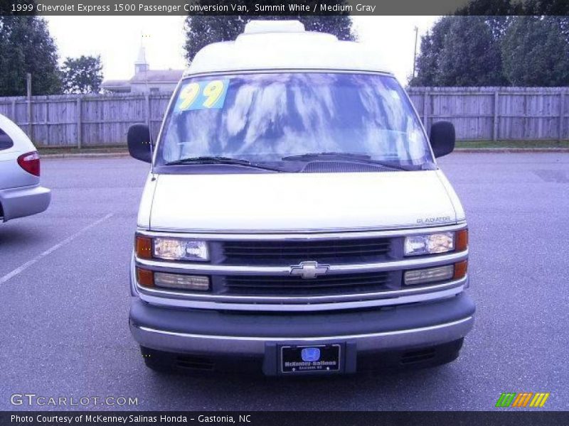 Summit White / Medium Gray 1999 Chevrolet Express 1500 Passenger Conversion Van