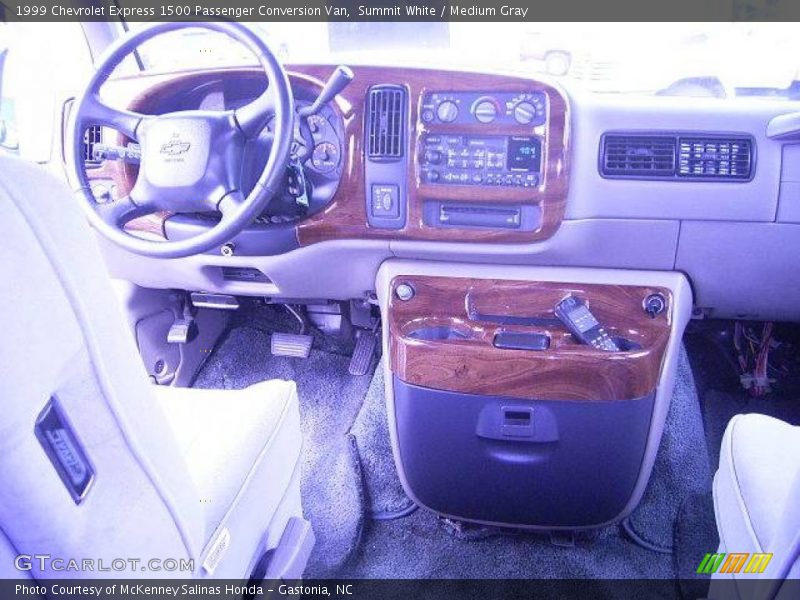 Summit White / Medium Gray 1999 Chevrolet Express 1500 Passenger Conversion Van