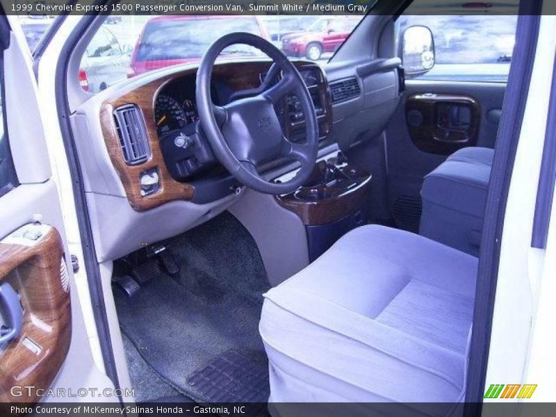 Summit White / Medium Gray 1999 Chevrolet Express 1500 Passenger Conversion Van