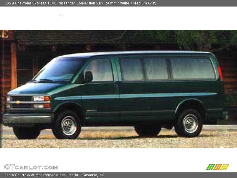Summit White / Medium Gray 1999 Chevrolet Express 1500 Passenger Conversion Van