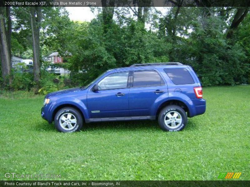 Vista Blue Metallic / Stone 2008 Ford Escape XLT