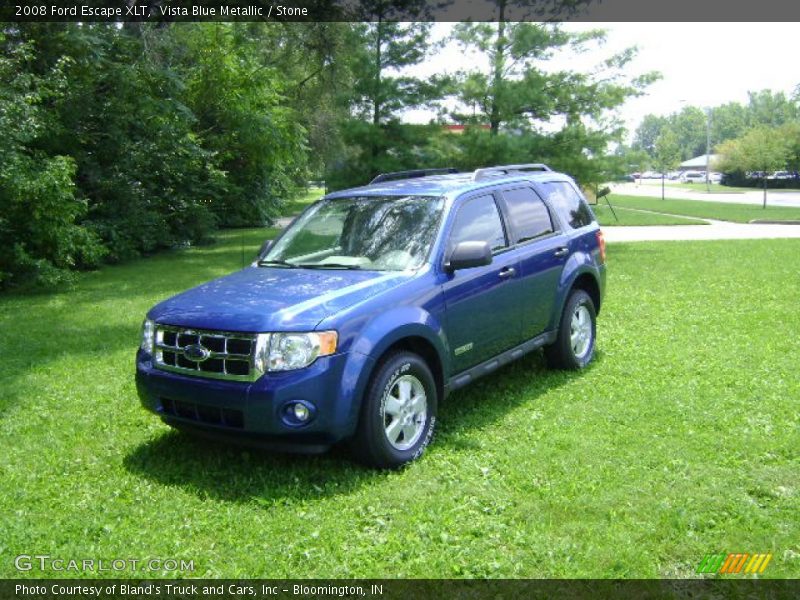 Vista Blue Metallic / Stone 2008 Ford Escape XLT