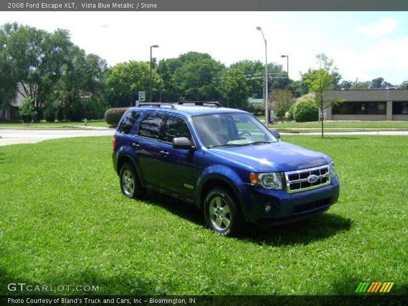Vista Blue Metallic / Stone 2008 Ford Escape XLT
