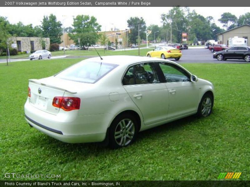 Campanella White / Pure Beige 2007 Volkswagen Jetta Wolfsburg Edition Sedan