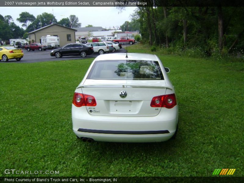 Campanella White / Pure Beige 2007 Volkswagen Jetta Wolfsburg Edition Sedan