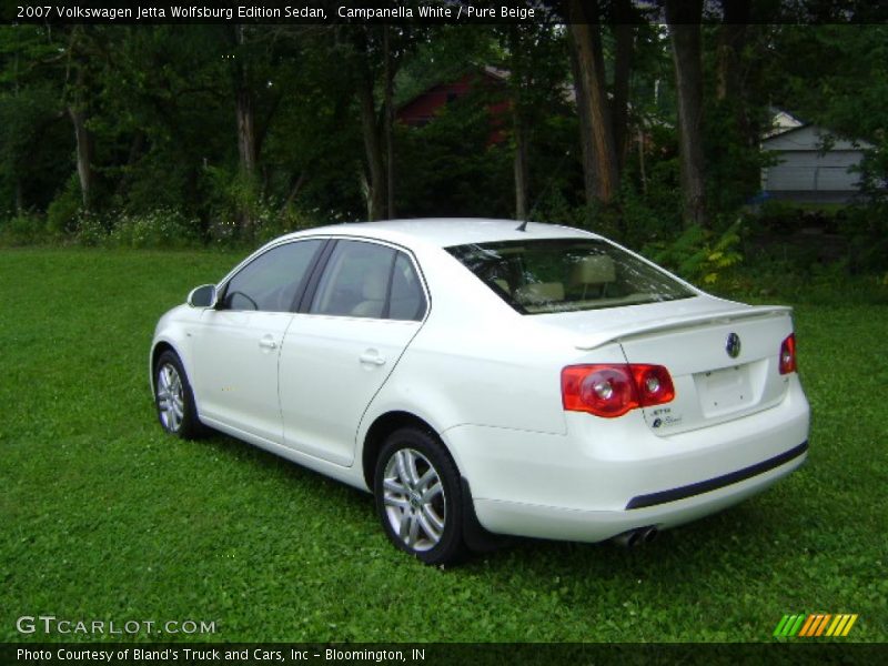Campanella White / Pure Beige 2007 Volkswagen Jetta Wolfsburg Edition Sedan