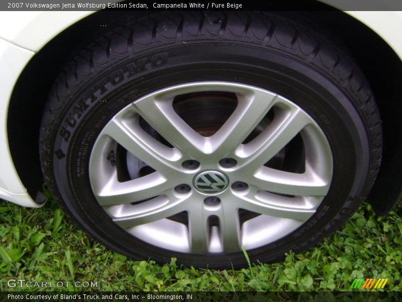 Campanella White / Pure Beige 2007 Volkswagen Jetta Wolfsburg Edition Sedan