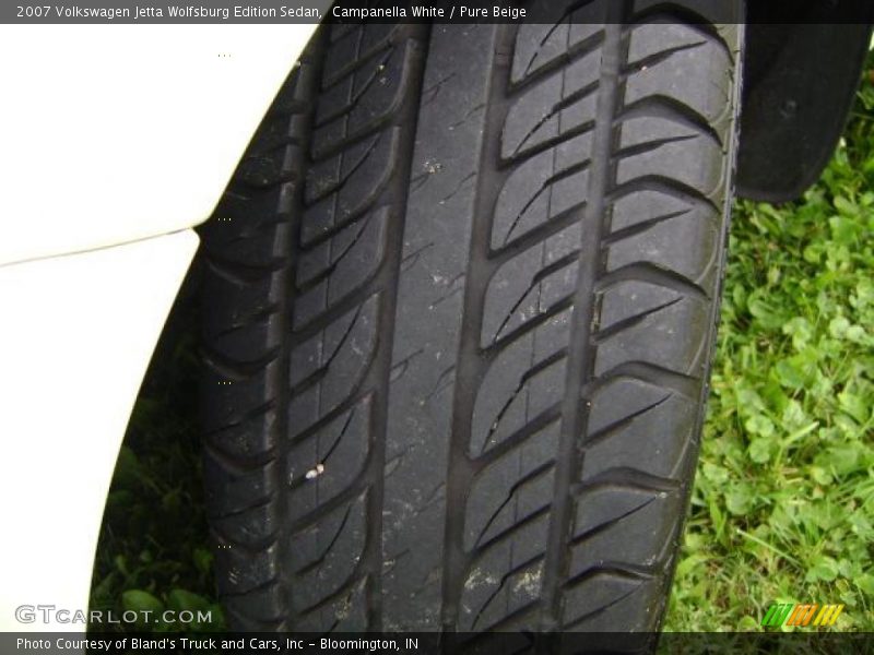 Campanella White / Pure Beige 2007 Volkswagen Jetta Wolfsburg Edition Sedan