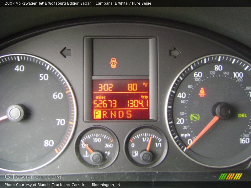 Campanella White / Pure Beige 2007 Volkswagen Jetta Wolfsburg Edition Sedan