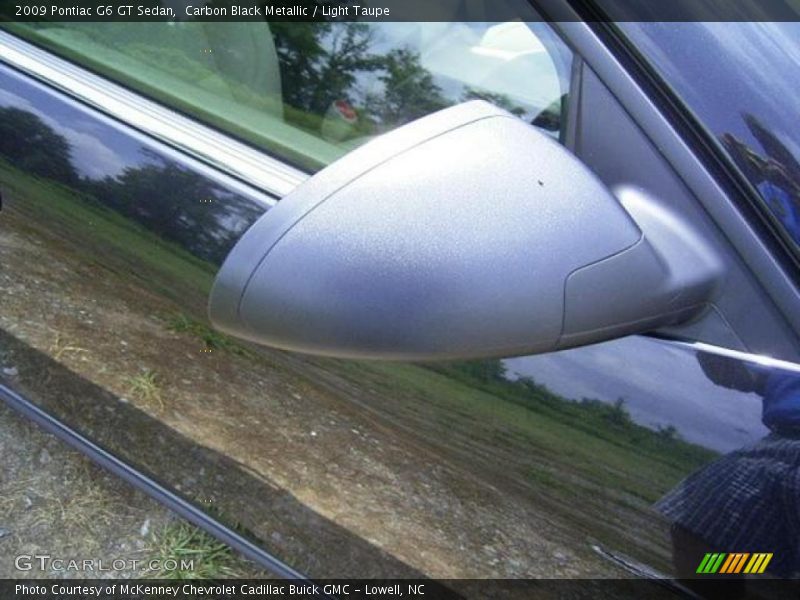 Carbon Black Metallic / Light Taupe 2009 Pontiac G6 GT Sedan